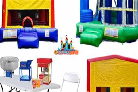 Combining Modern Chair Design and Bounce House Rentals for Unique Events