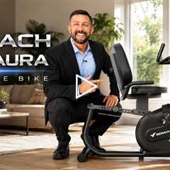 Merach S08 Aura Exercise Bike - with Smart Bluetooth Equipment,  App, LCD, Heart Rate Handle