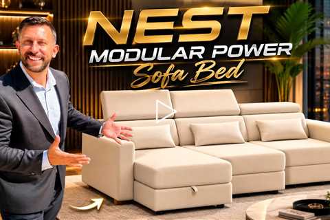 FlexiSpot Nest Modular Power Sofa Bed Review | Power Reclining Sofa with Storage 💰